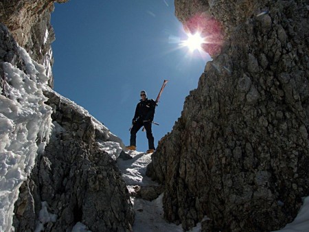 Sella Nevea - Prestreljeniško okno - 20.03.2014